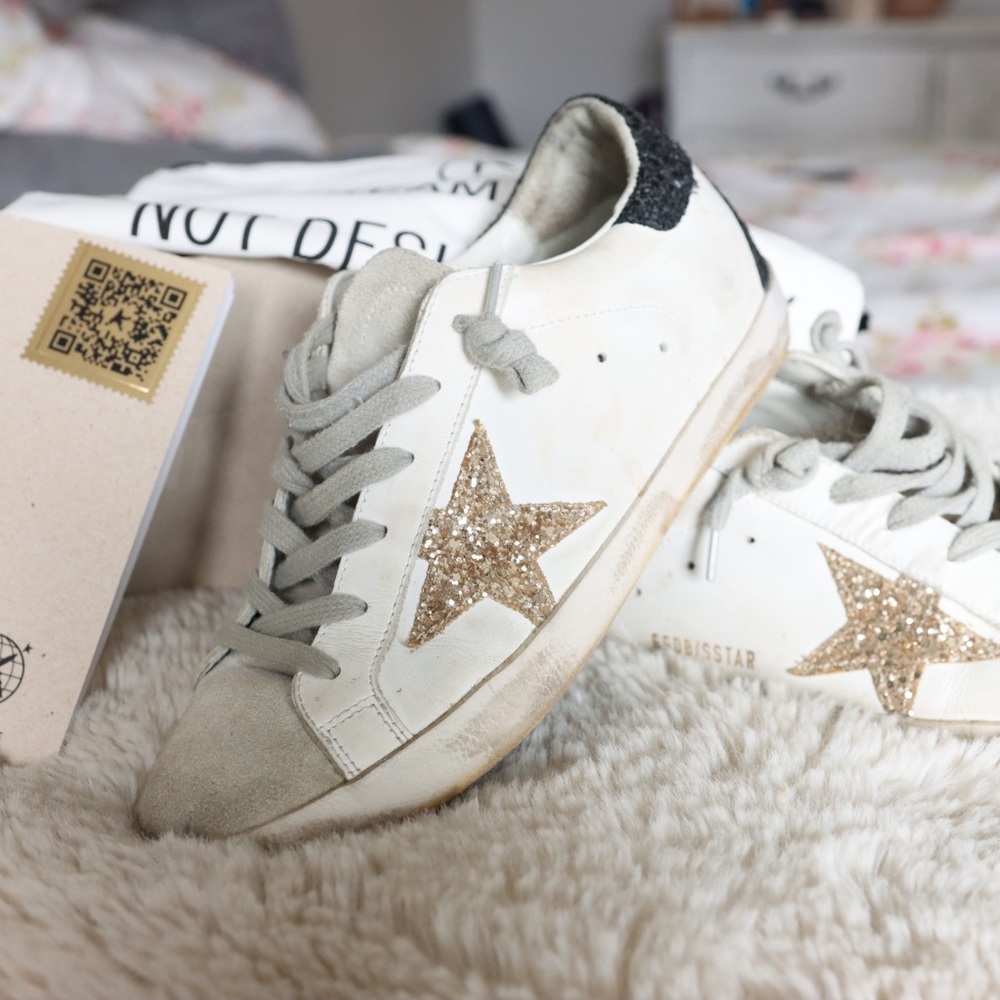 Golden Star White Sneakers